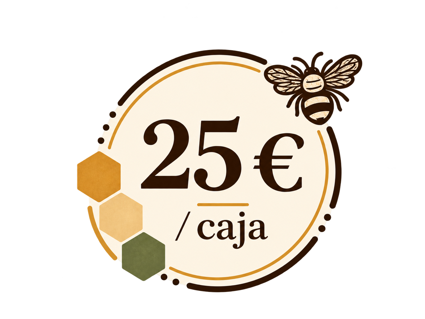 25 € por caja